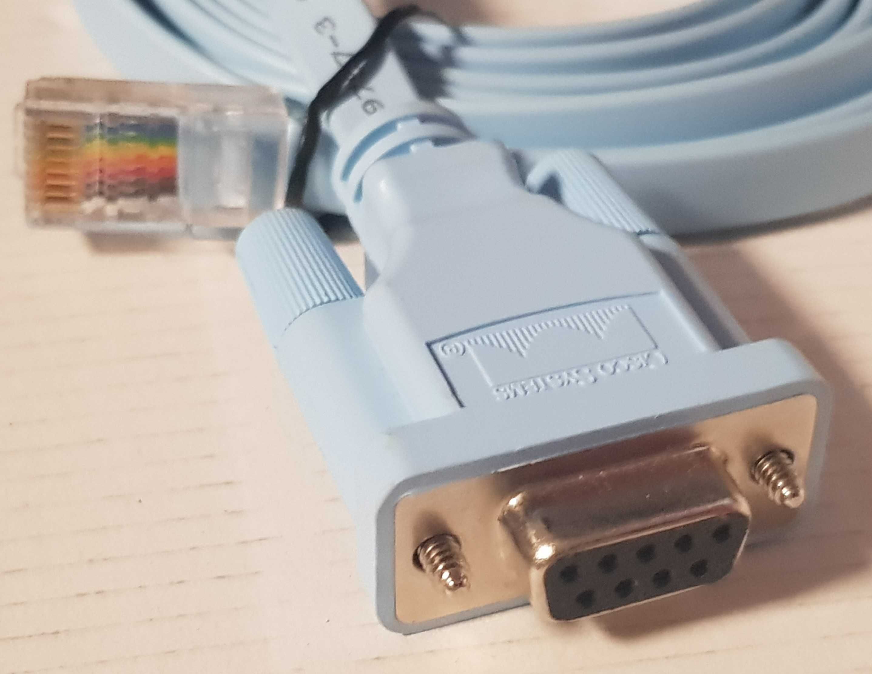 Cabo de consola Cisco DB9 femea para RJ45 1,8 m