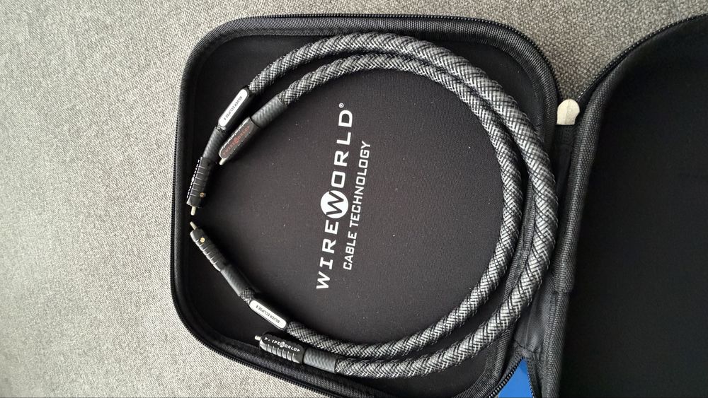 Interkonekt 2RCA-2RCA - Wireworld Silver Eclipse 8  - 0,5m OKAZJA