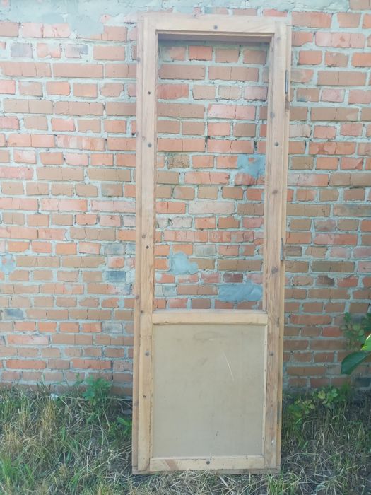 Дверний блок балконний спарений  під скло