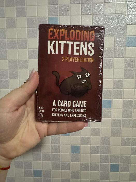 Настільна гра англійською Вибухові кошенята на двох