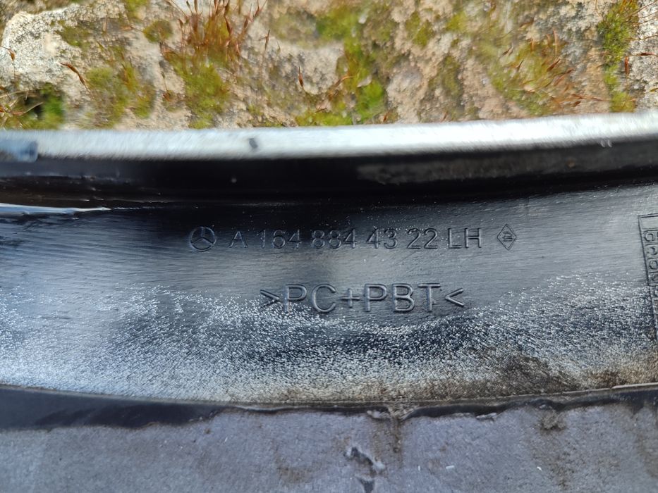 Накладки заднего бампера mercedes ml w 164