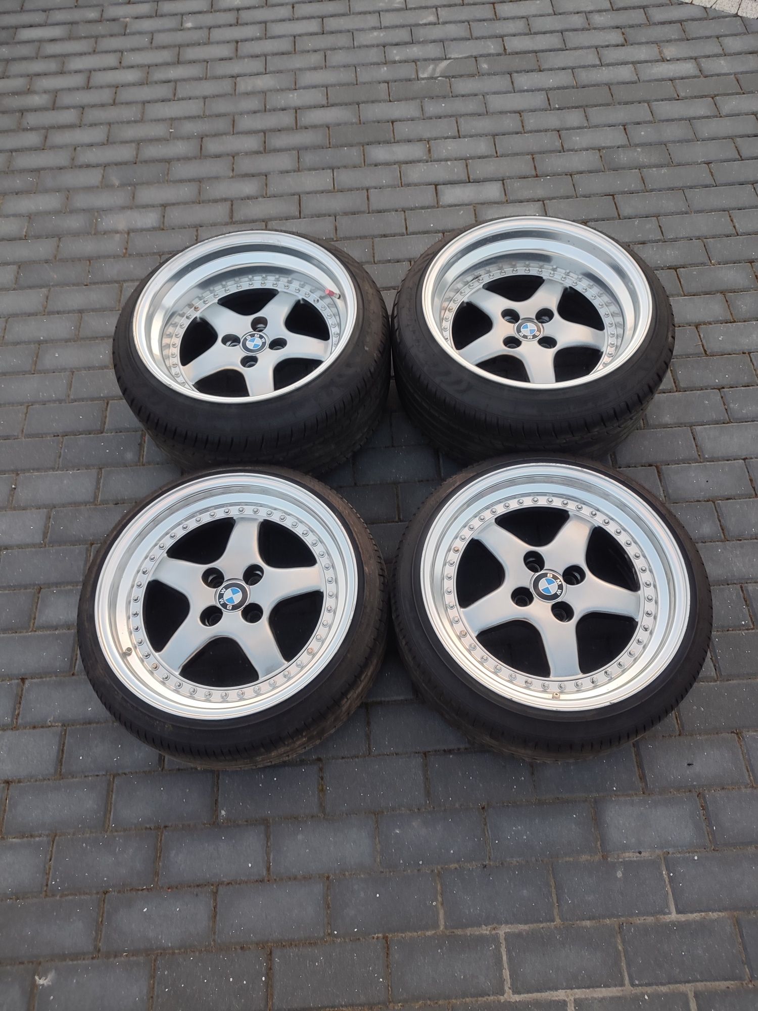 Alufelgi skręcane Tramont Staria 4x100 17" 9,5j 12j BMW E30 stance