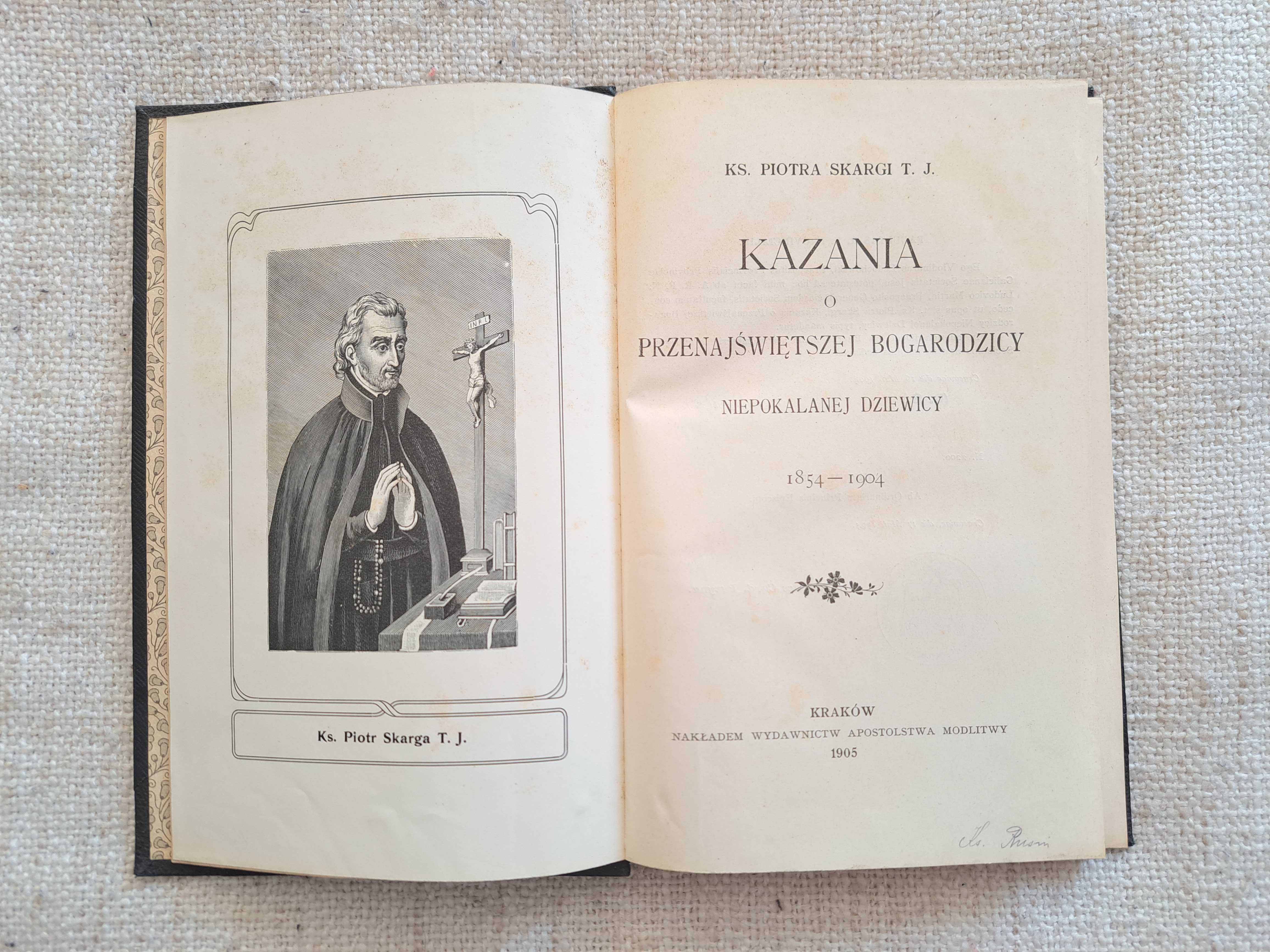 1905 rok. Kazania do Przenajświętszej Bogarodzicy. Ks. Piotr Skarga