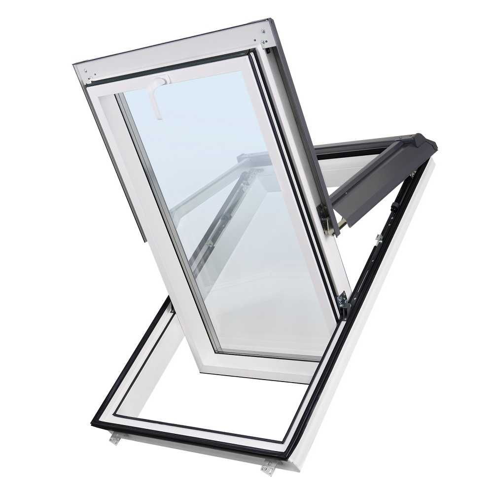 Okno Dachowe Skyfens SUPRO Triple Termo PVC Plastikowe 78x98 cm