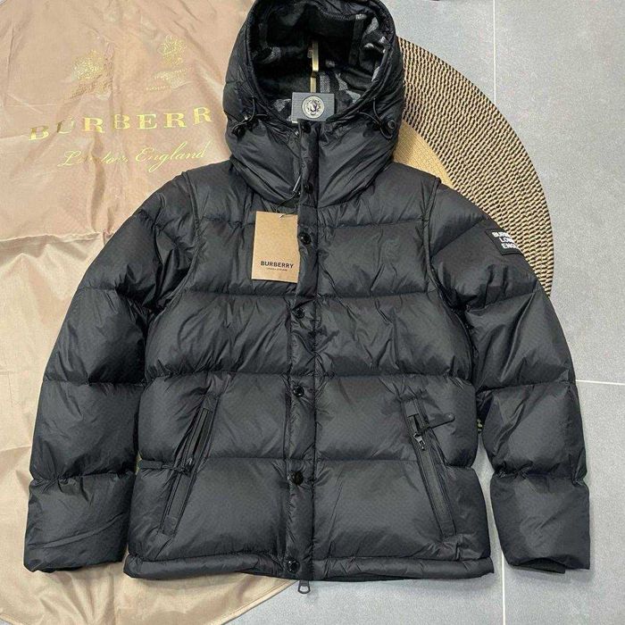(БЕЗ ПЕРЕДОПЛАТИ)Burberry Puffer жилетка куртка пуховик барбері чорний