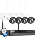 Kit de videovigilância CCTV WiFi, 5MP HD
