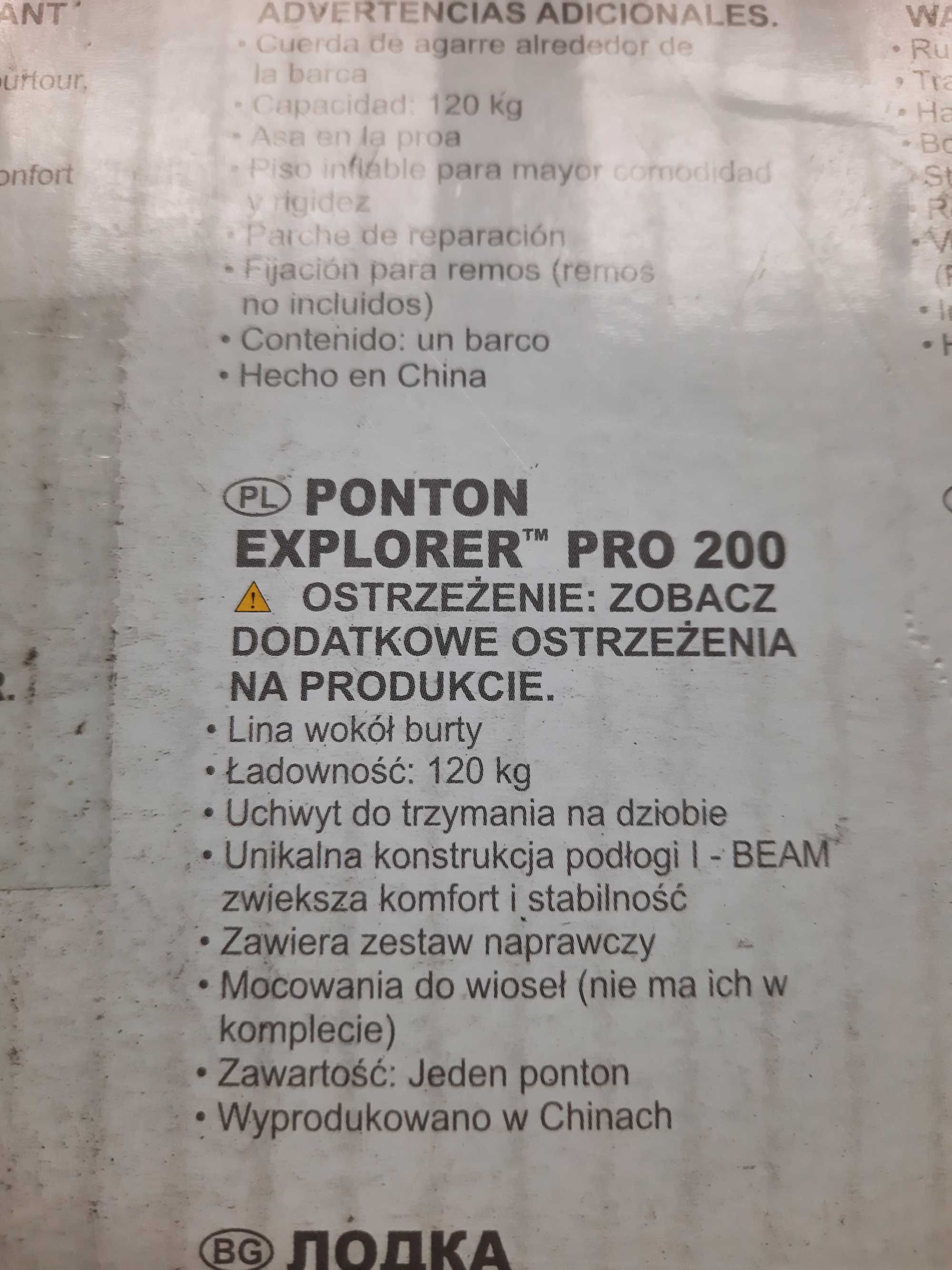 ponton intex pro 200