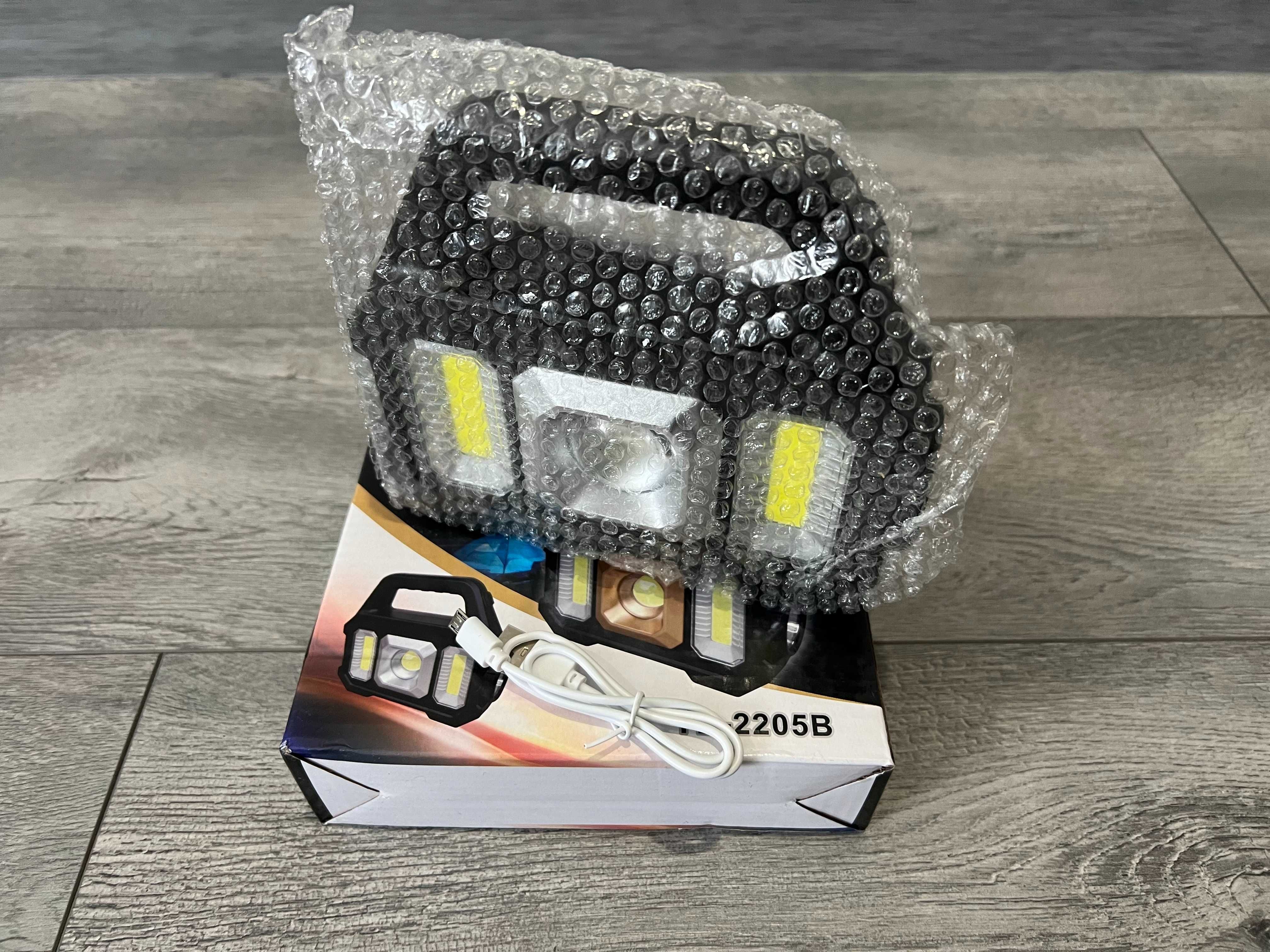 Світлодіодний портативний ліхтар COB + LED