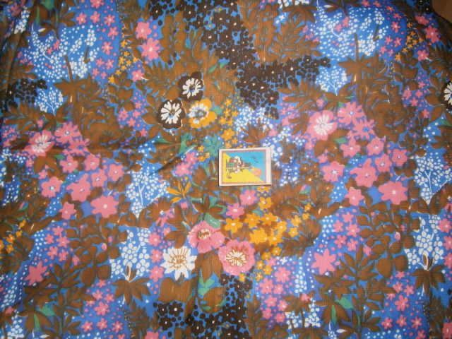 Отрез ткани времен СССР Шелк ацетатный ЧШК Винтаж Текстиль