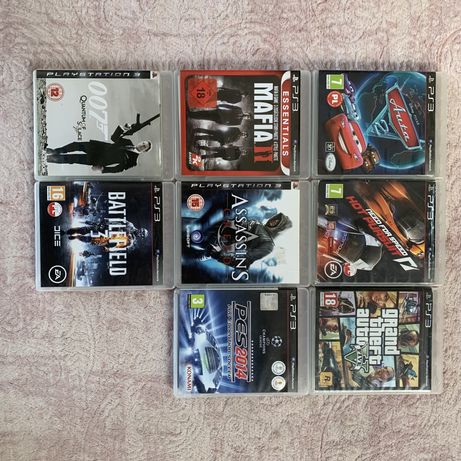 8 Gier na PS3 (GTA V, 007, Mafia II, BF3, PES i inne)