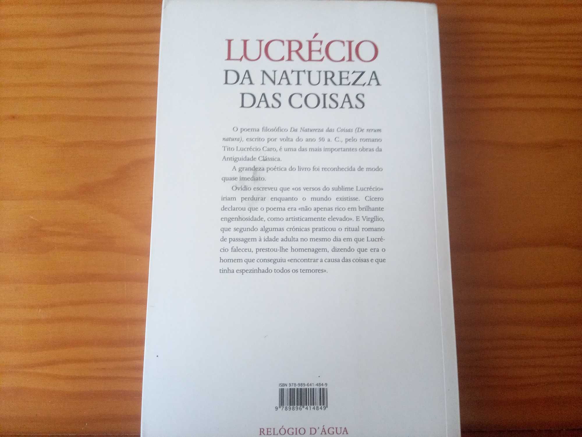 Da Natureza das Coisas - Lucrécio