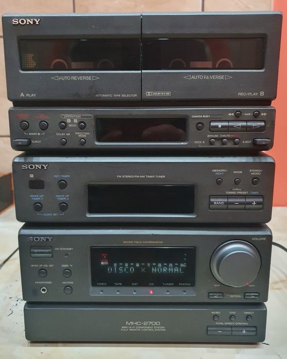 Stare Sony mini wieża