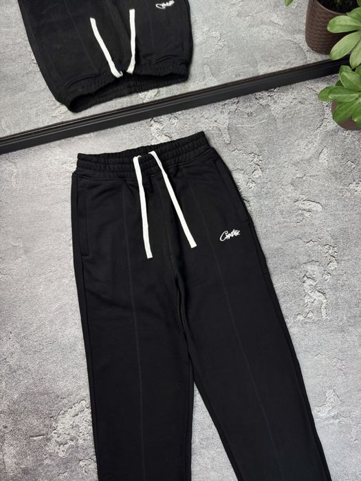 Штани Corteiz прямі (сірі та чорні ]