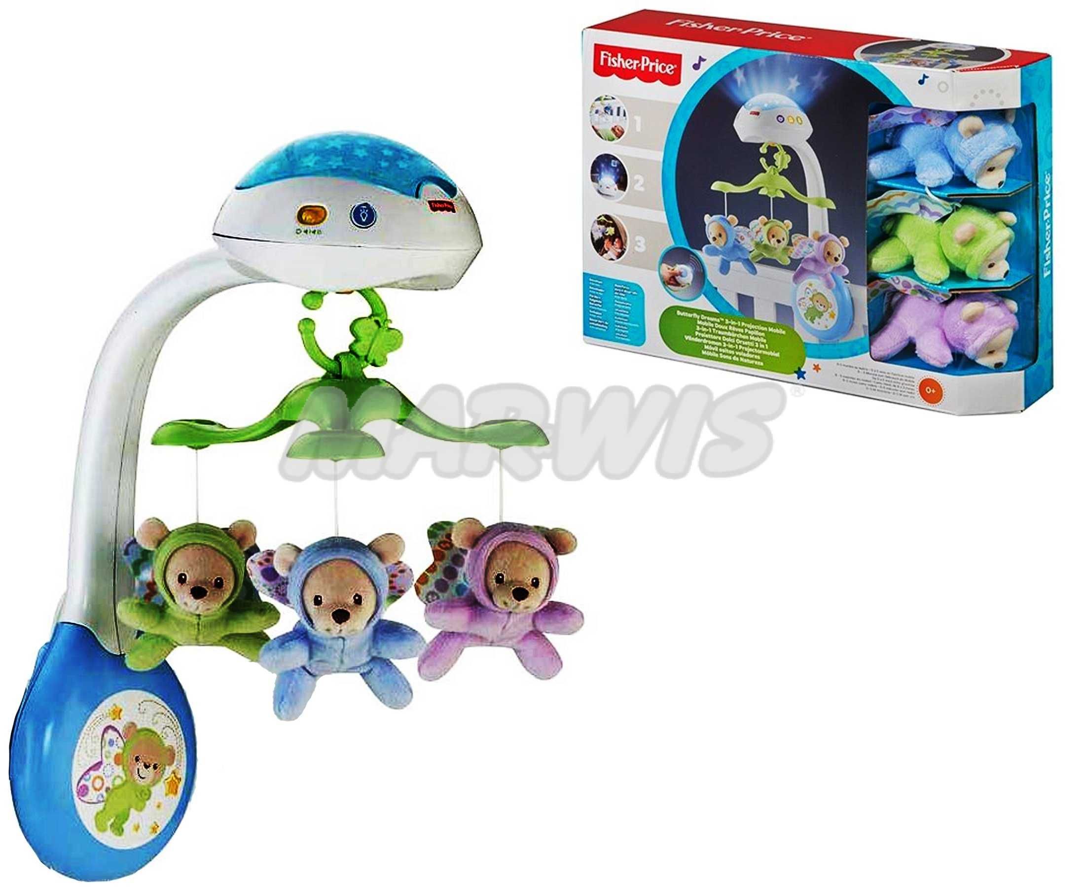 Fisher-Price Karuzela z misiami 3w1