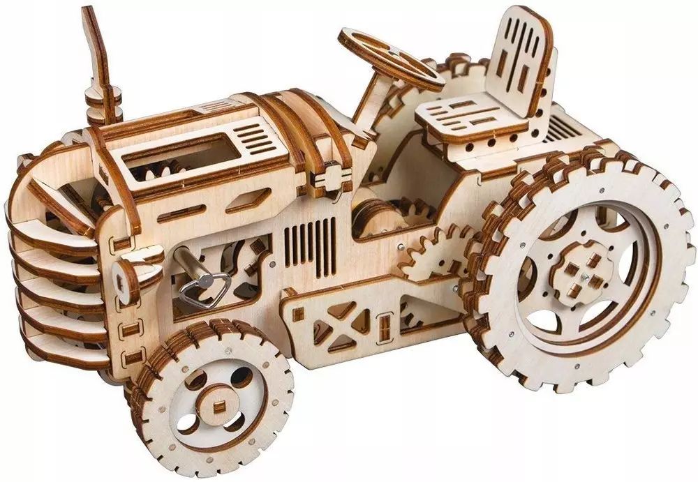 Puzzle drewniane 3D Traktor. Nice Idea. Nowy Produkt