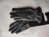 NOWE zimowe rękawiczki do jazdy konnej, ocieplone polarem skóra XS