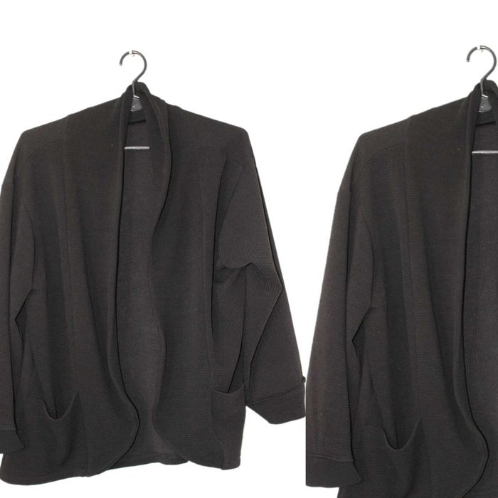 l3 damskie czarny lekki żakiet marynarka narzutka 44 XXL