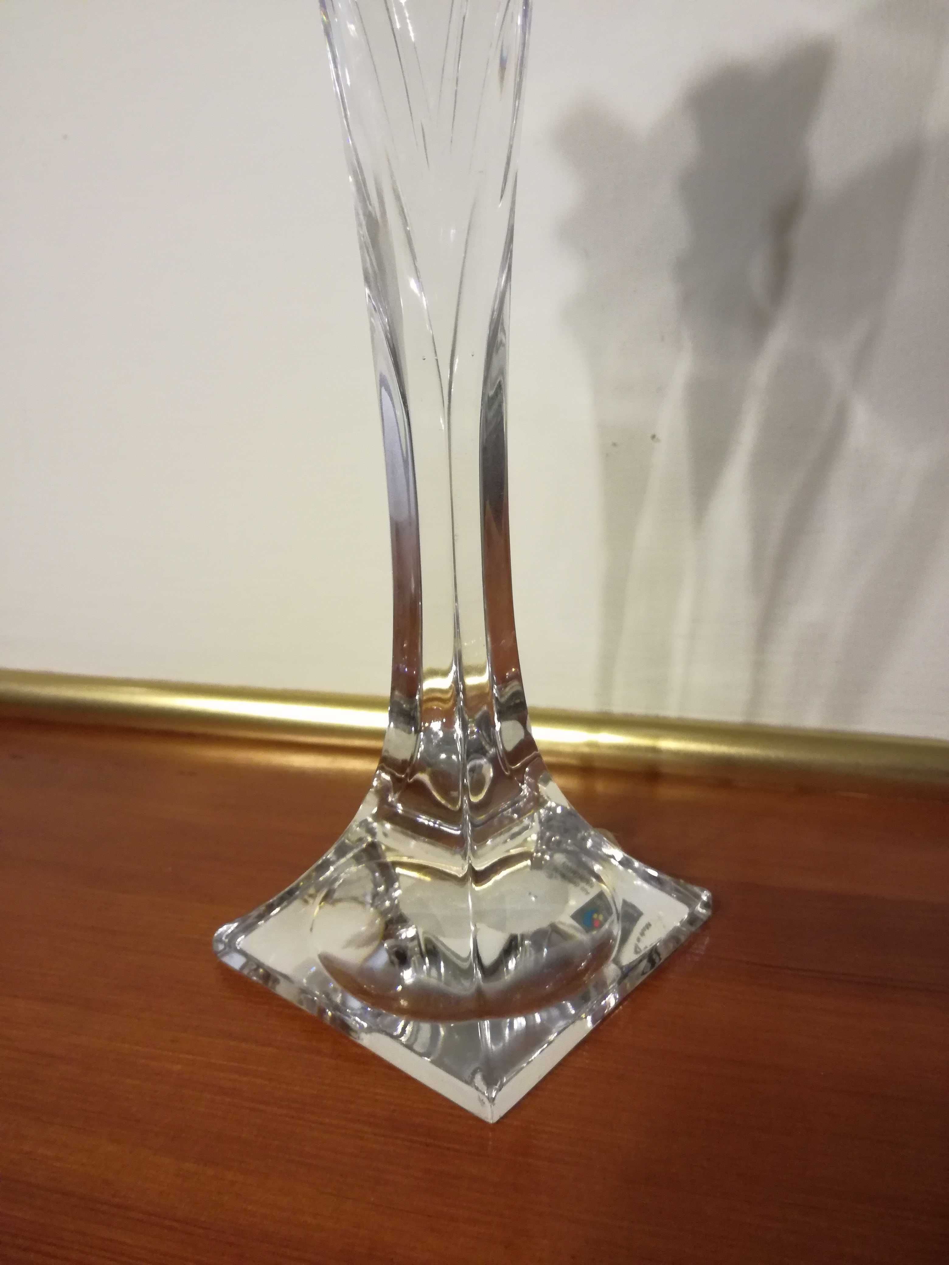 21 cm świecznik Nachtmann szkło kryształowe Klasyka designu