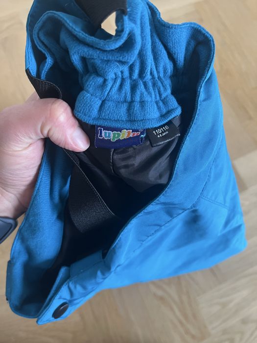 Spodnie narciarskie od kombinezonu Lupilu 110-116 cm stan bdb blue