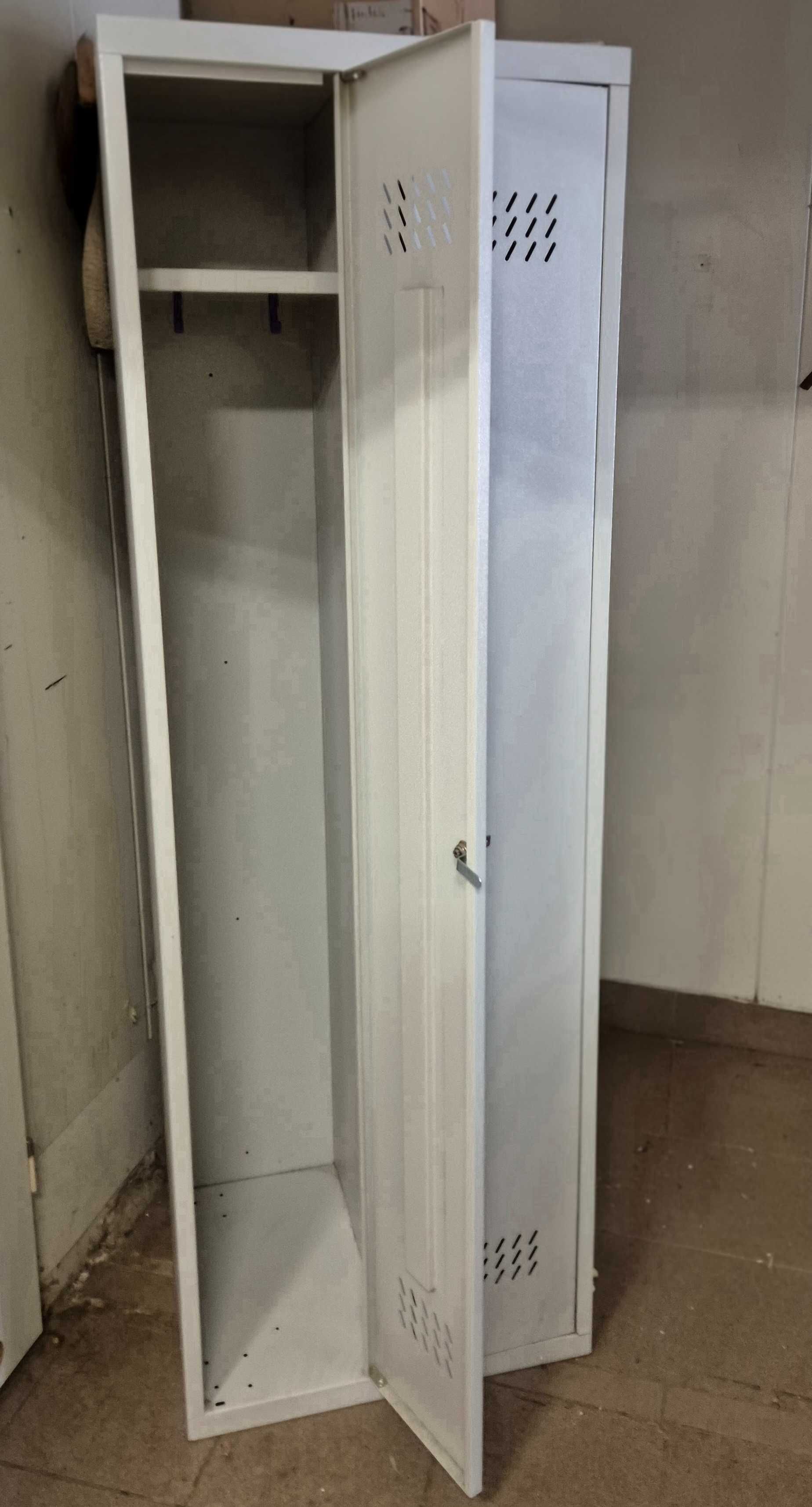 Szafa BHP Metalkas ubraniowa pracownicza dwudrzwiowa 180x60x49 cm