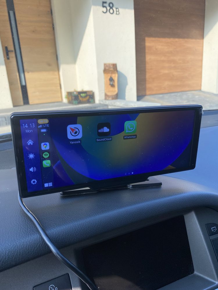 Android Auto / CarPlay + nawigacja do Samochodu z kamerą