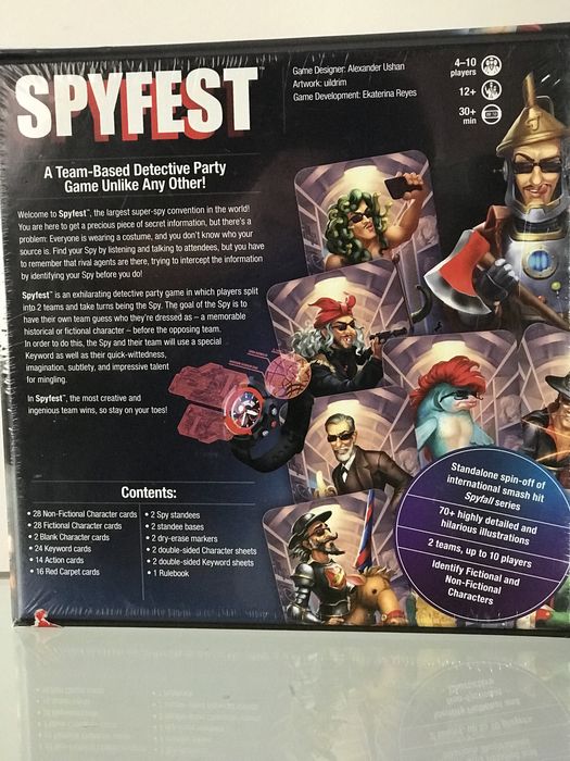 Jogo de Tabuleiro SpyFest