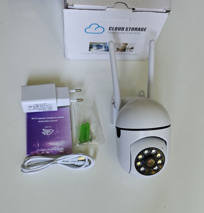 Kamera WIFI 4MP Obrotowa IP66 4MP + GRATIS Zasilacz