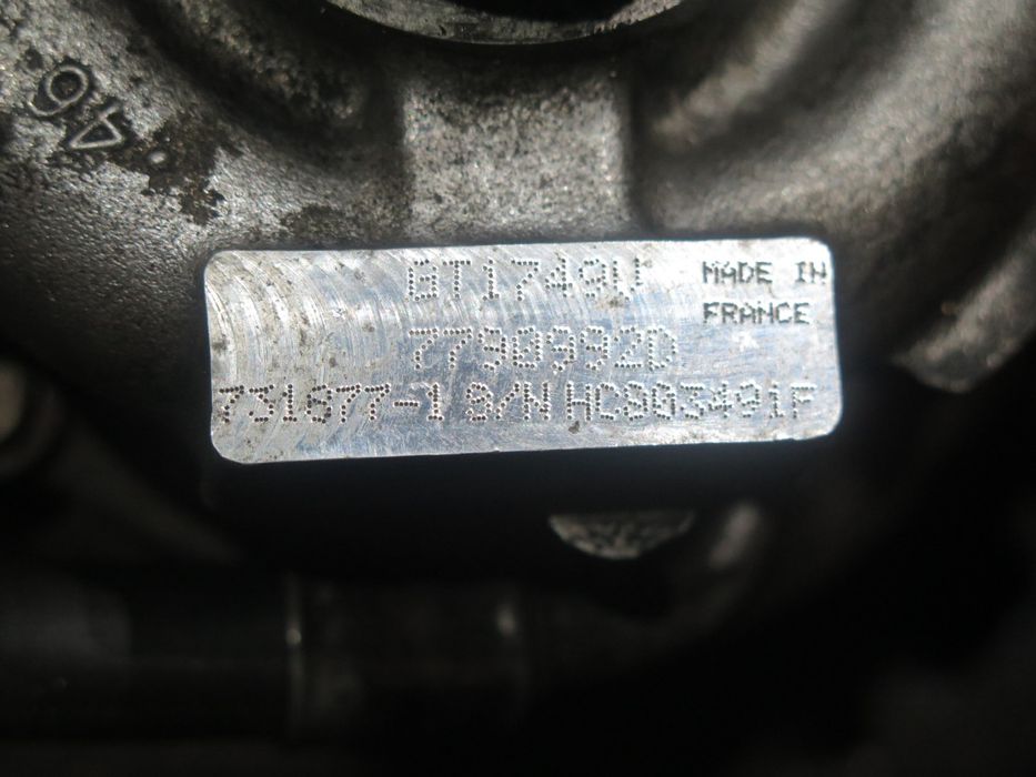 TURBO BMW 320 E46 2.0D (150CV) REF: GT1749V | 77909920 | 731877-1