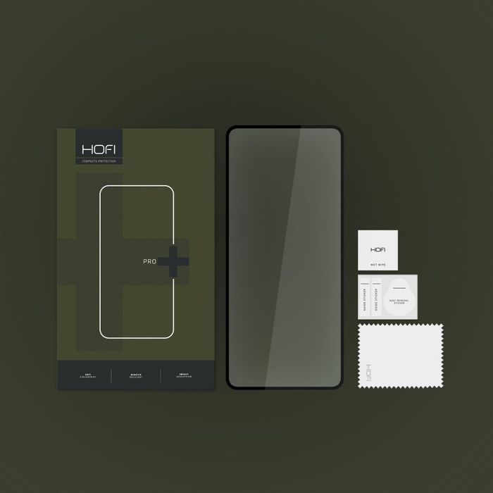 Szkło Hartowane Hofi Glass Pro+ Realme 11 5G Czarne o Twardości 9H