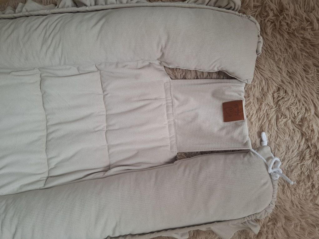 Kokon niemowlęcy Infantilo Velvet – beżowy