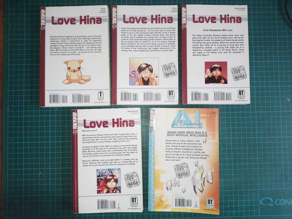 Mangá Love Hina + AI Love You (versão Inglês)