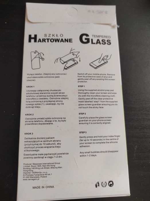 Szybka ochronna Glass Pro XIAOMI REDMI NOTE 9 PRO