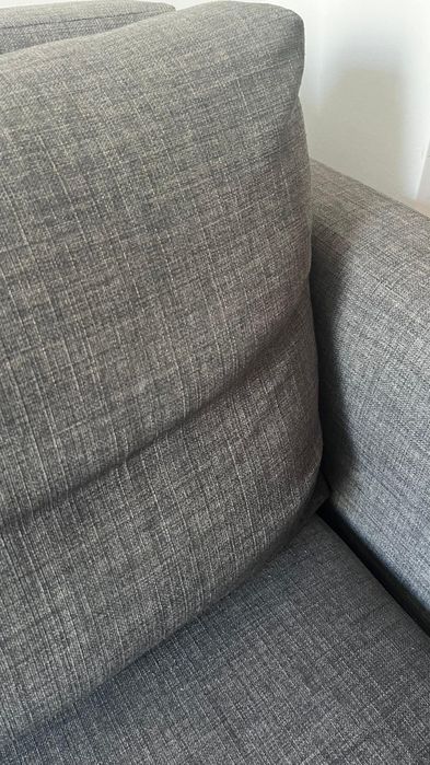 Sofá-cama FRIHETEN cinzento