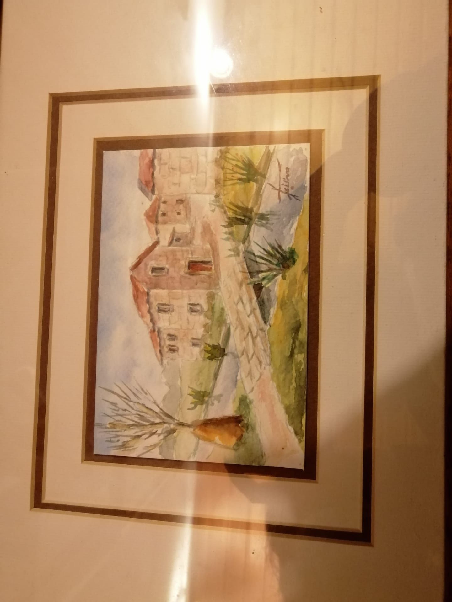 Quadro pintado a mão