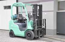 Wózek widłowy Mitsubishi FG15N Lpg Triplex 4.3m Wolny Skok 4 Sekcje