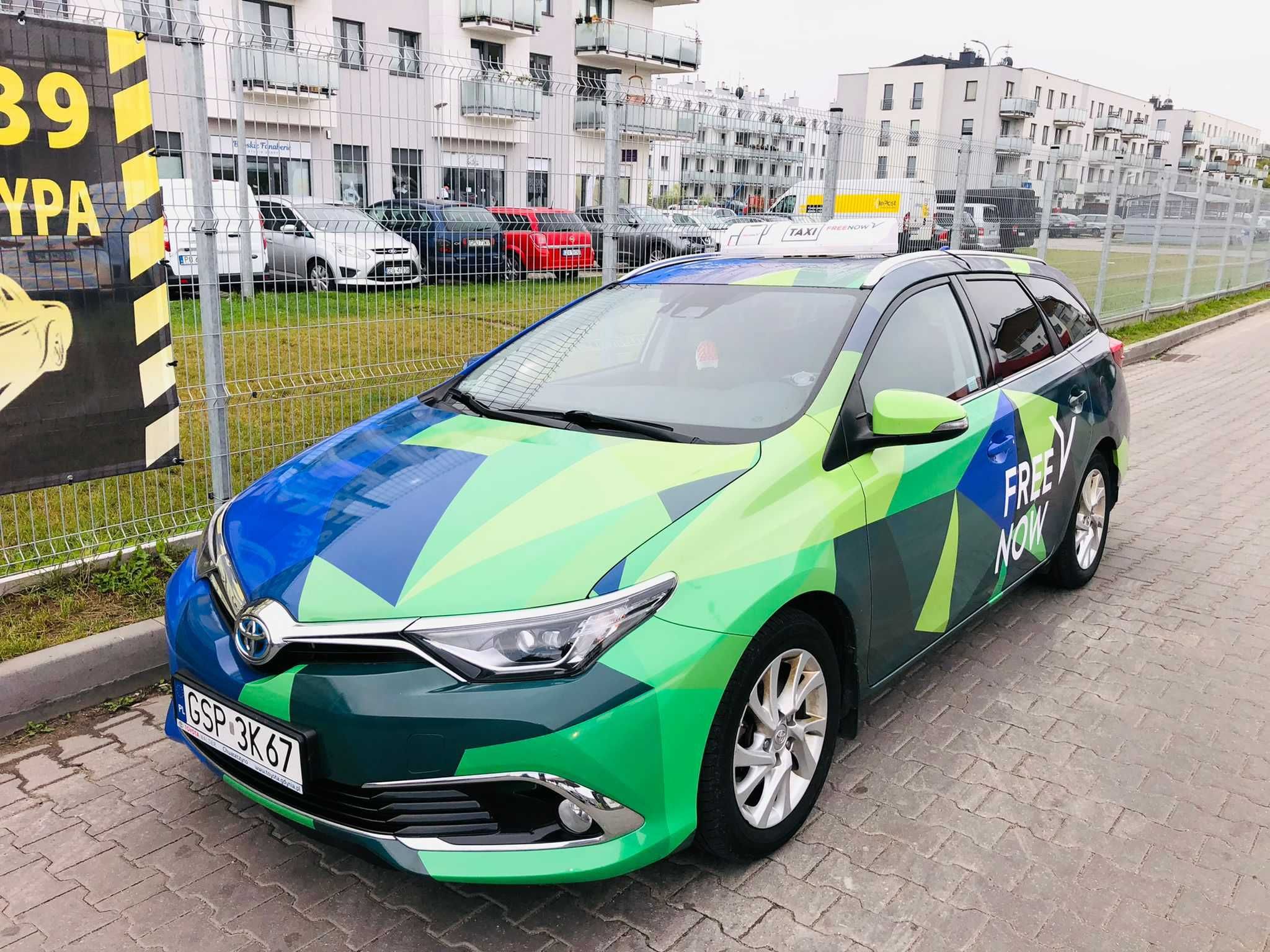 Wynajem TAXI 400 zł - Free Now, Uber, Bolt, iTaxi z taksometrem