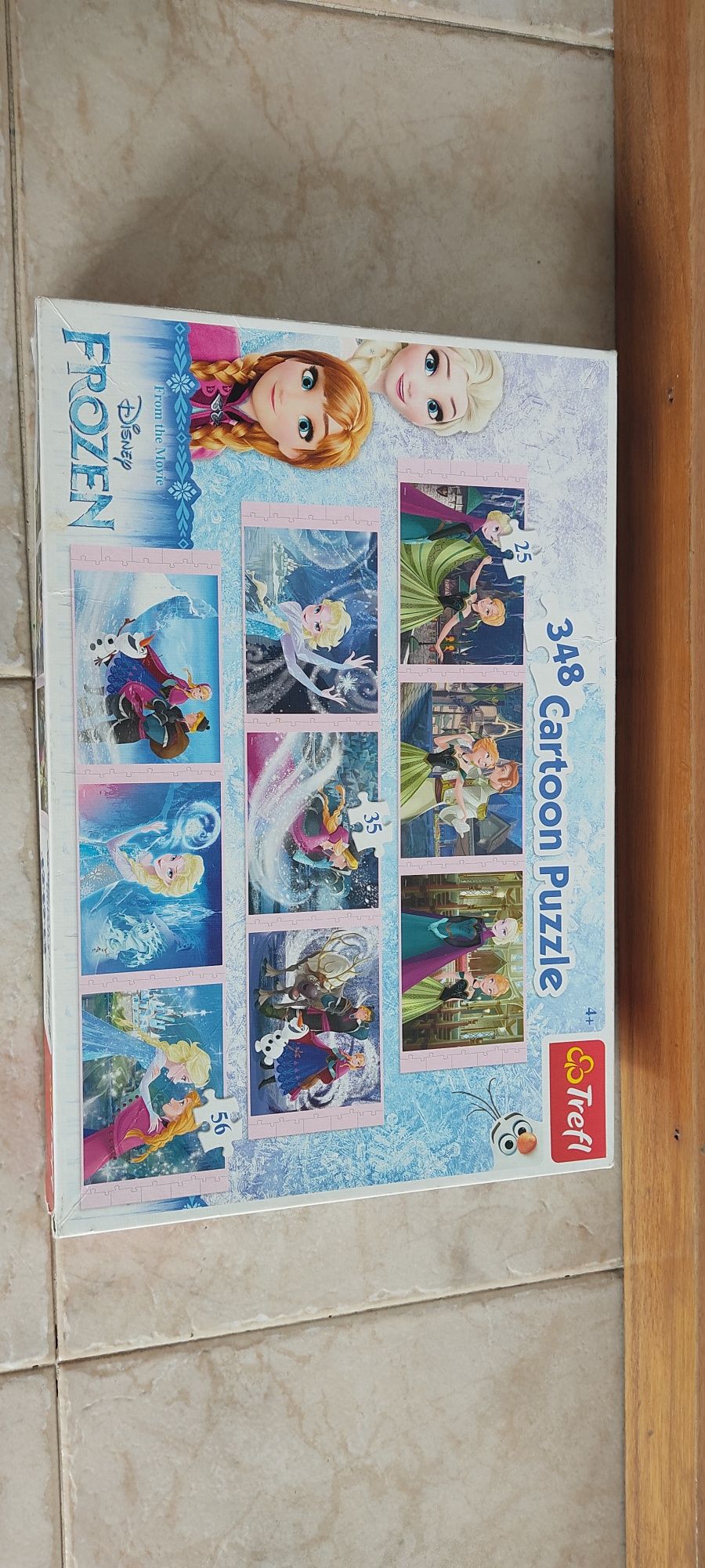 9 Puzzles da Frozen - 348 peças