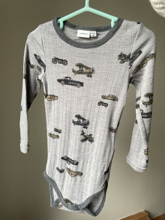 Body merino wełna name it 92