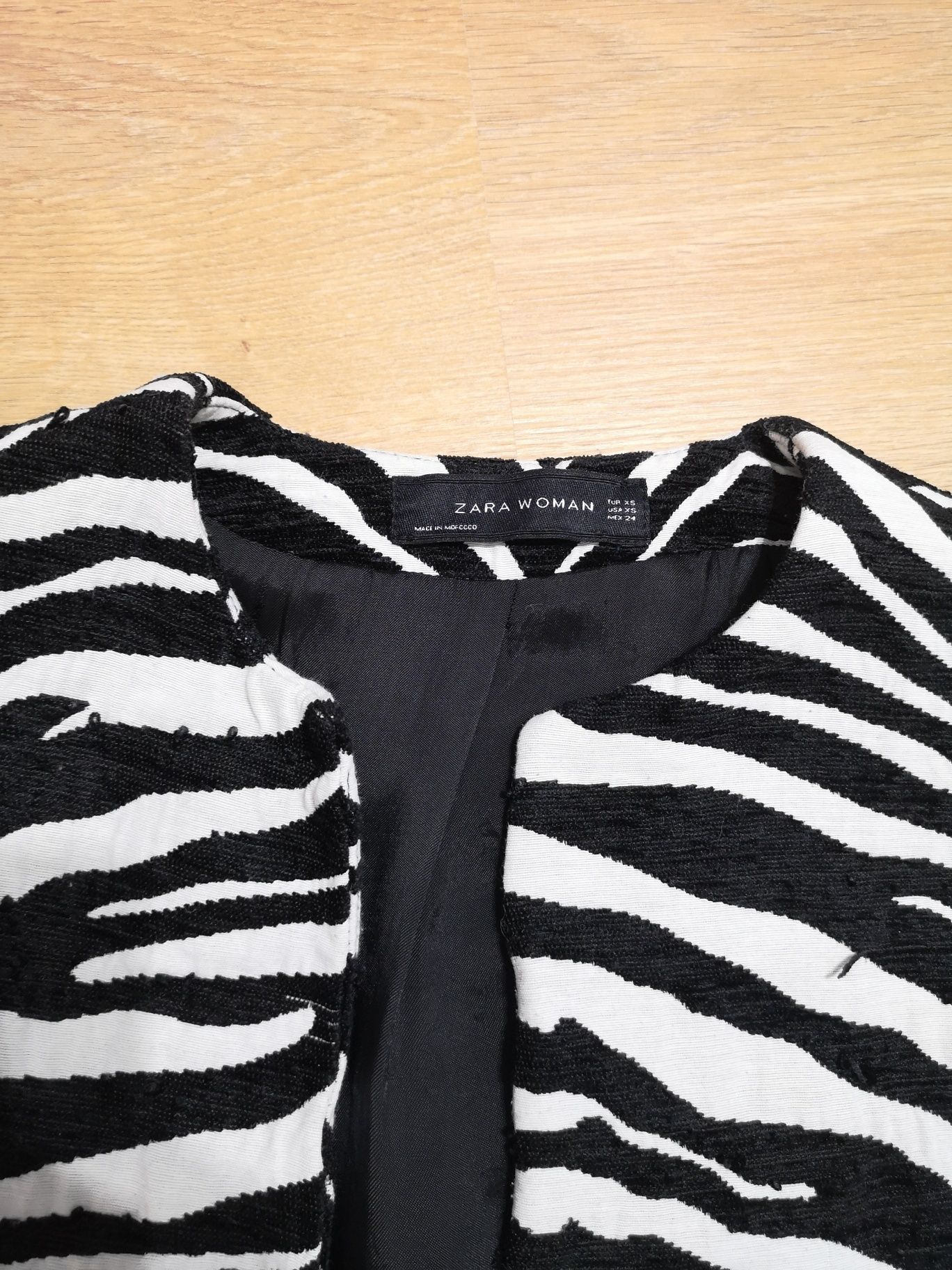 Zara kamizelka zebra XS