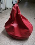 Puff grande napele vermelho