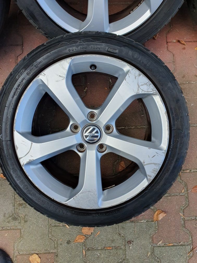 Oryginalne Felgi Koła 17" Vw Golf 7 GTI 5x112 ET49+225.45.17