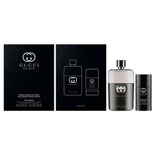 Gucci Guilty Pour Homme zestaw EDT 90ml + dezodorant sztyft 75ml