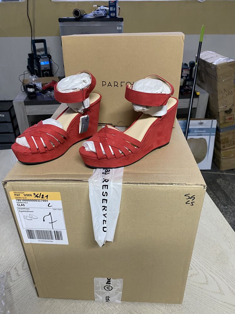 Box Parfois 7 par butów buty Koturn mix rozmiarów