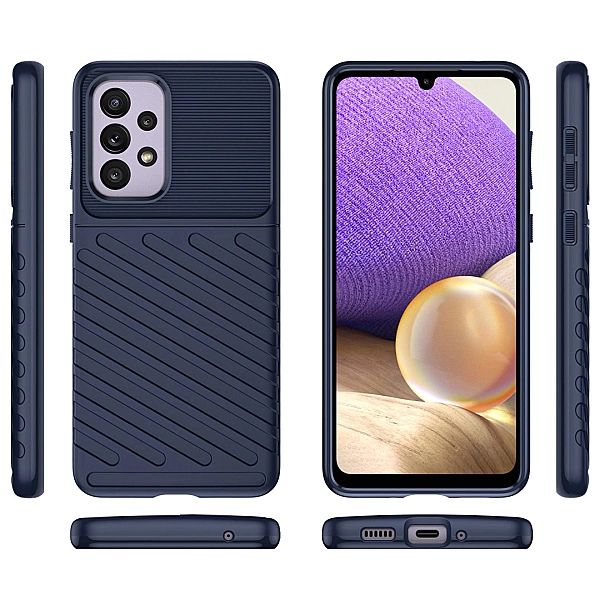 Etui Thunder Case Elastyczne Pancerne do Samsung Galaxy A33/5g Niebies