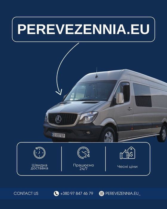 Перевезення домашніх улюбленців та пасажирів в країни ЄС