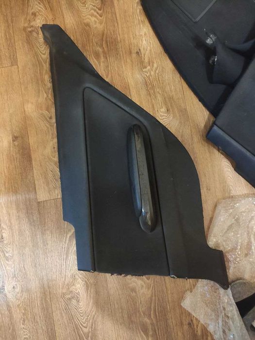 BMW e46 купе задние дверные карты черного цвета