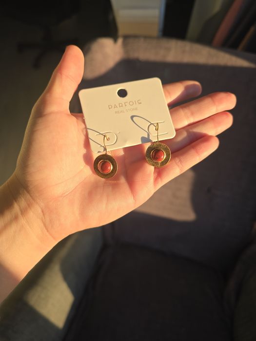 Brincos bordeaux Parfois