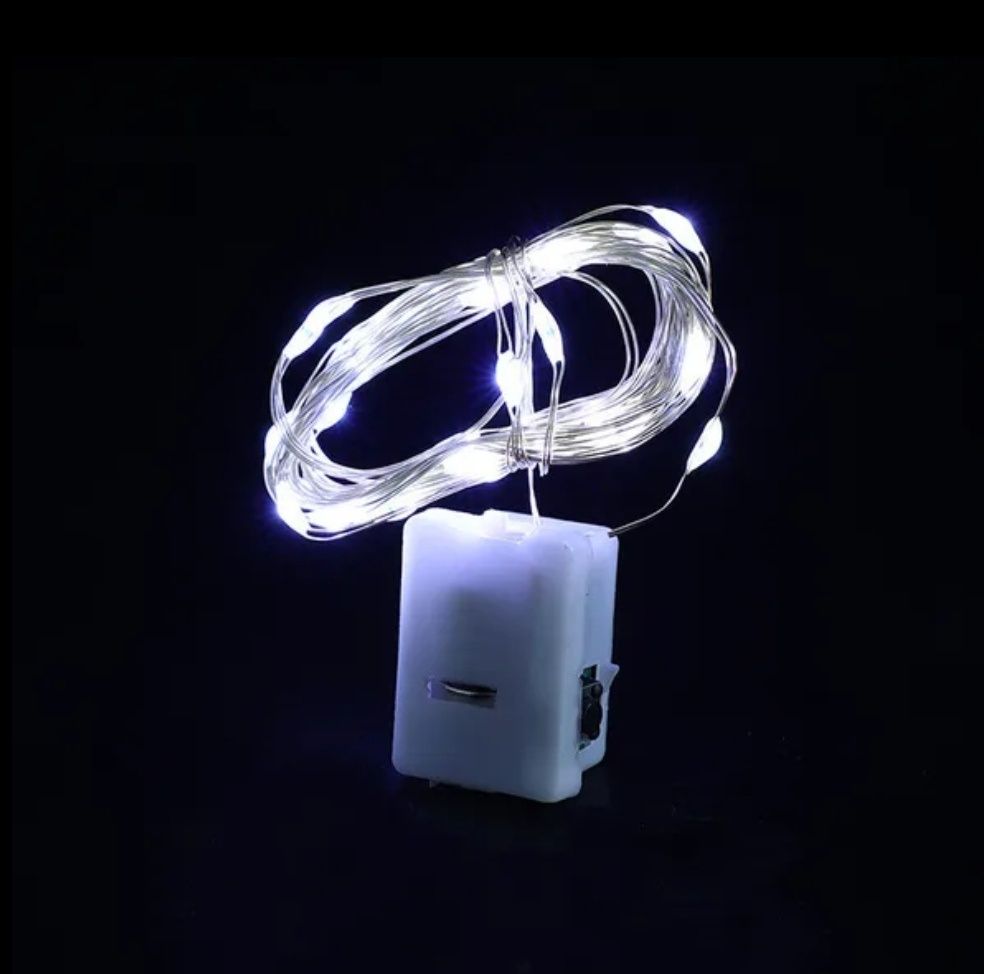 Lampki LED 2m na baterie