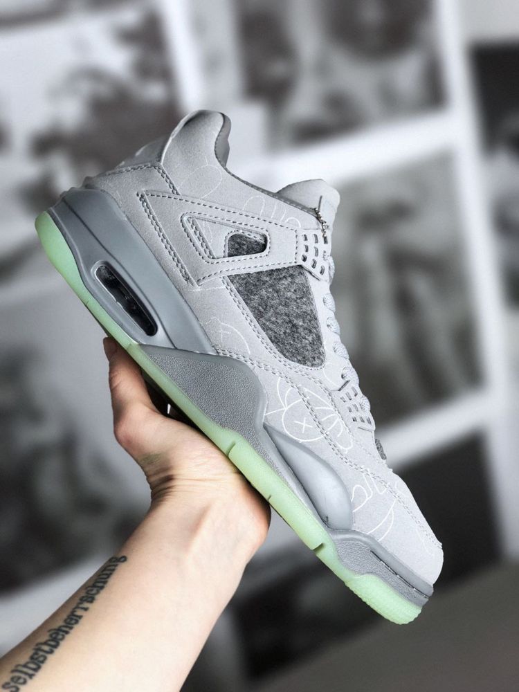 Buty Nike Air Jordan Retro 4 Kaws Grey 41-45 męskie trampki