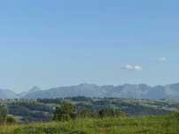 Maruszyna Działka Budowlana widok na Tatry Gorce Babią Górę LAS